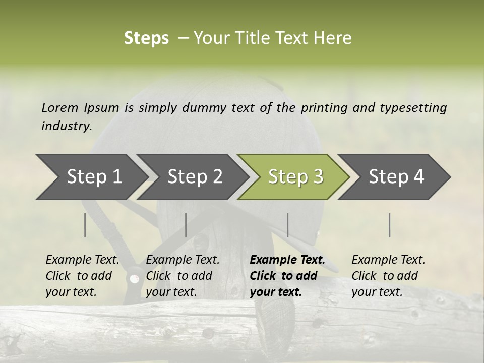Silk Trainer Chinstrap PowerPoint Template