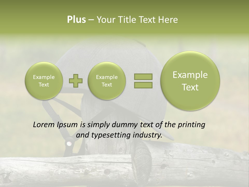 Silk Trainer Chinstrap PowerPoint Template