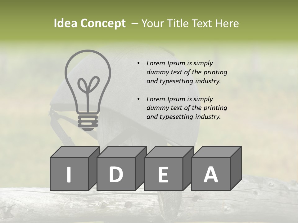 Silk Trainer Chinstrap PowerPoint Template