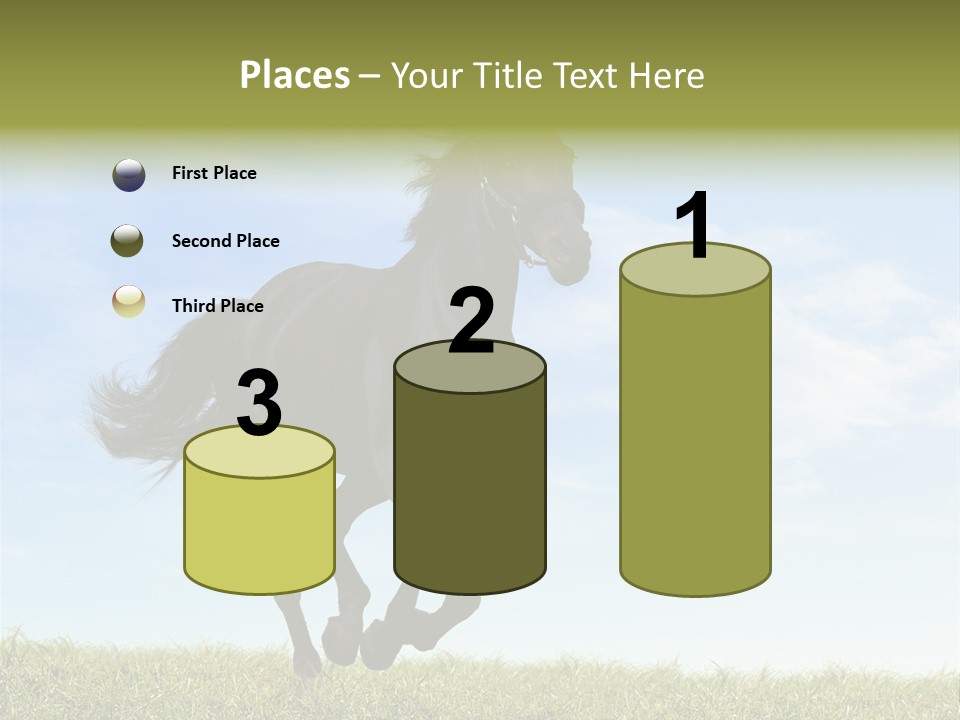 Event Fast Horse Horse PowerPoint Template