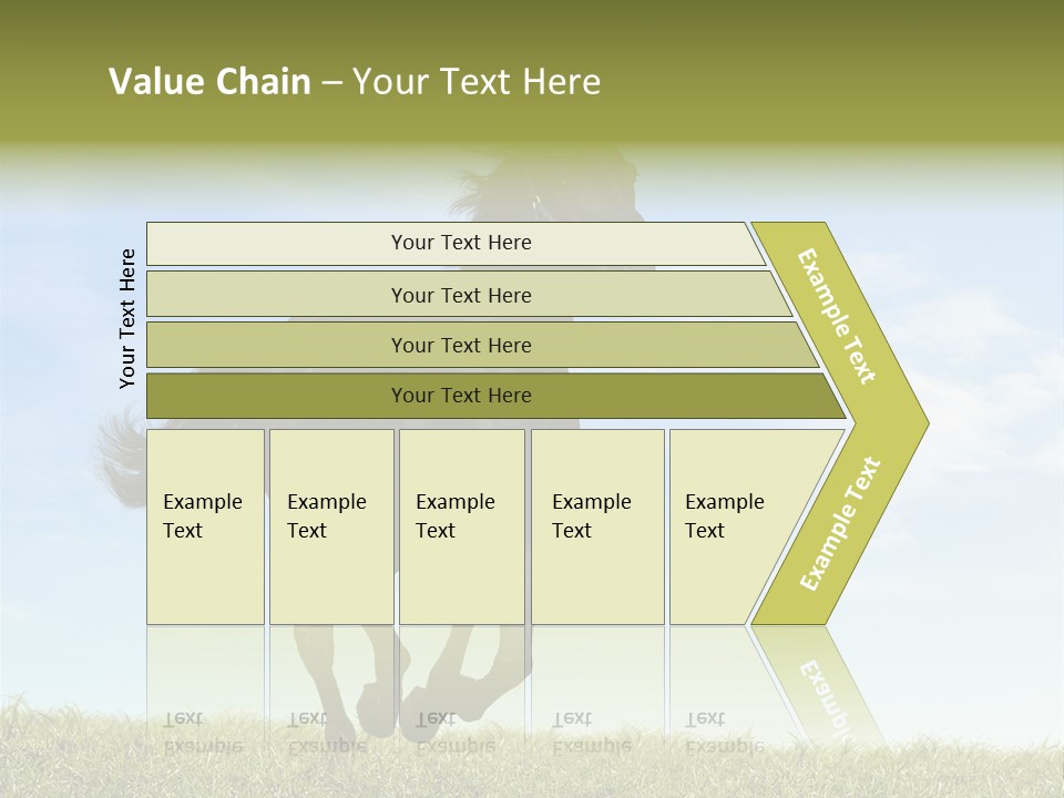 Event Fast Horse Horse PowerPoint Template