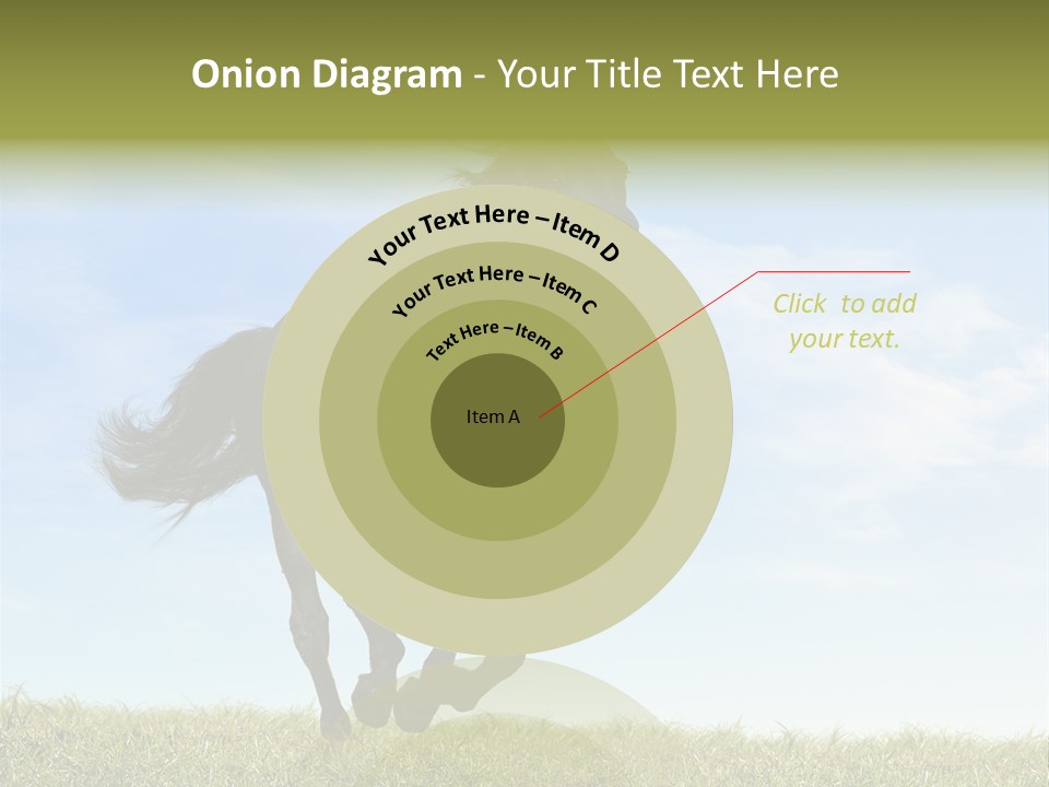 Event Fast Horse Horse PowerPoint Template