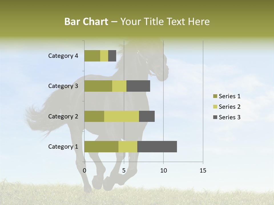 Event Fast Horse Horse PowerPoint Template