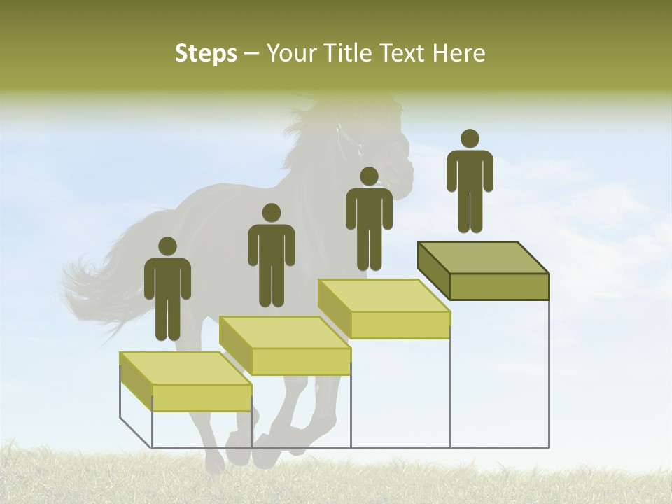 Event Fast Horse Horse PowerPoint Template