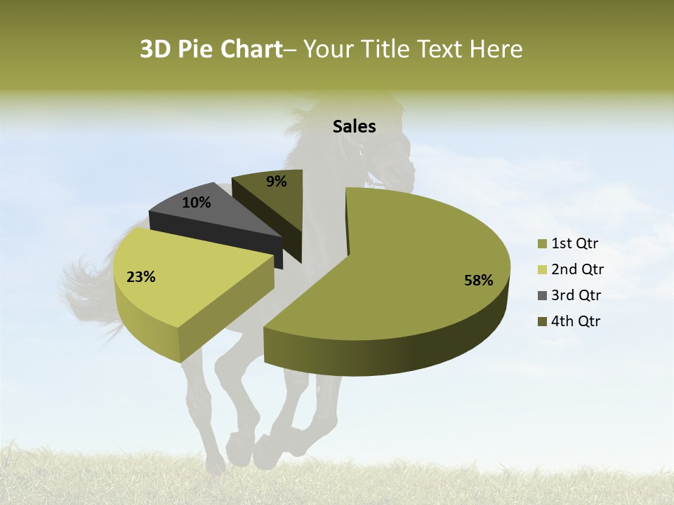 Event Fast Horse Horse PowerPoint Template