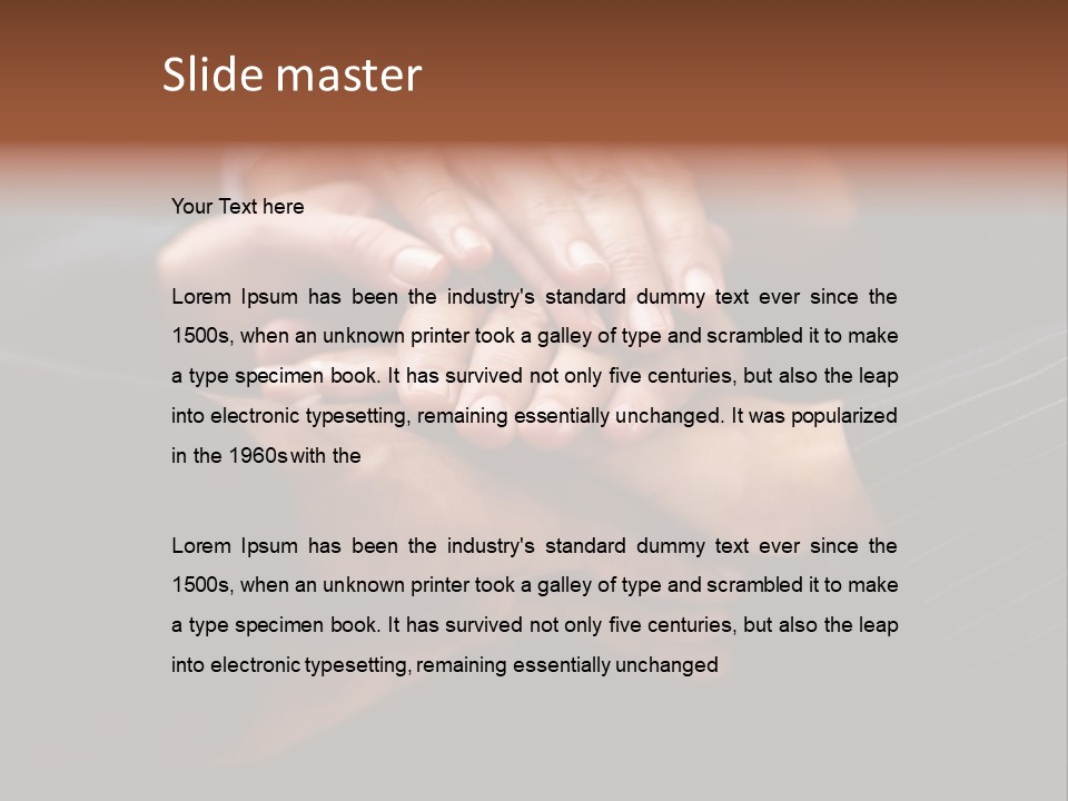 Humorou Figure Group PowerPoint Template