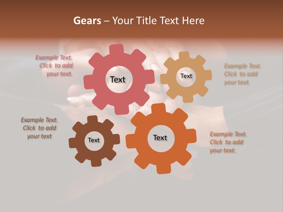 Humorou Figure Group PowerPoint Template