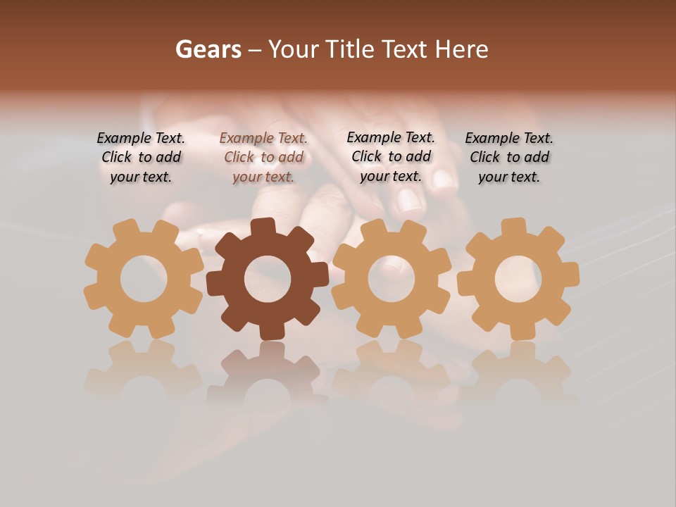 Humorou Figure Group PowerPoint Template