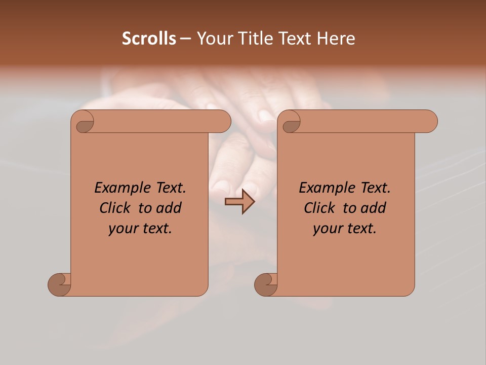 Humorou Figure Group PowerPoint Template