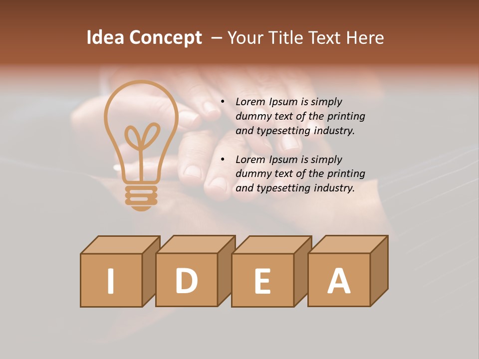 Humorou Figure Group PowerPoint Template