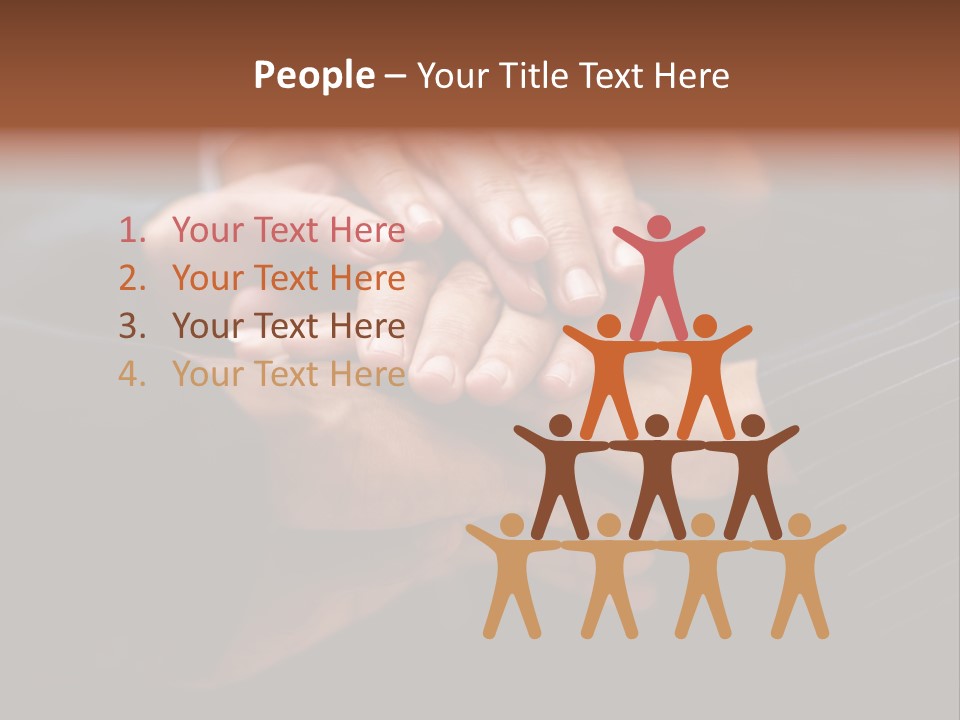 Humorou Figure Group PowerPoint Template