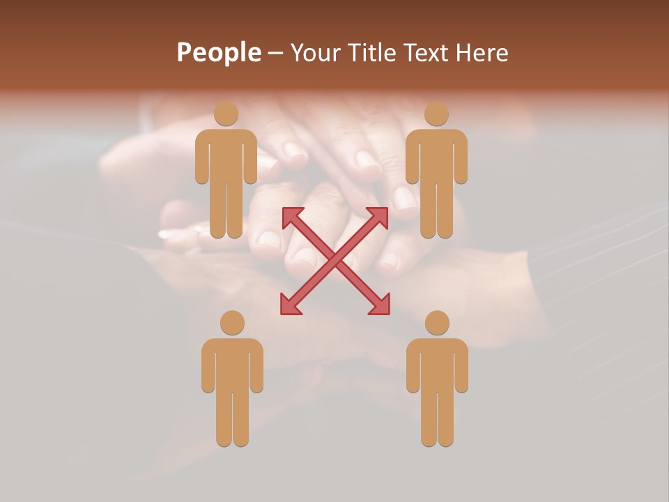 Humorou Figure Group PowerPoint Template