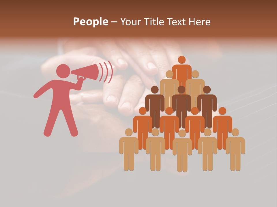 Humorou Figure Group PowerPoint Template