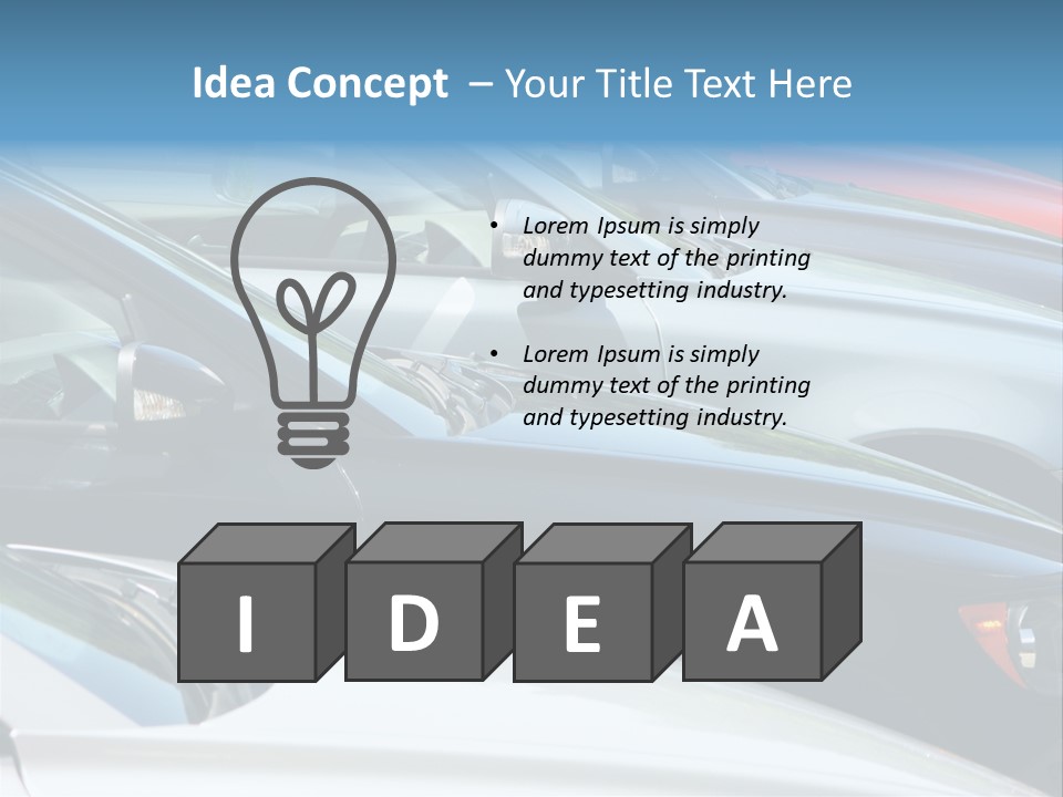 Road Sale Brand PowerPoint Template