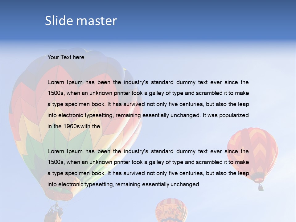 Altitude Adventure Colour PowerPoint Template