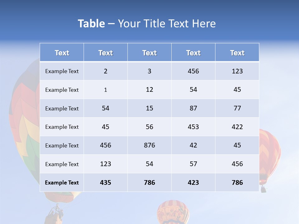 Altitude Adventure Colour PowerPoint Template