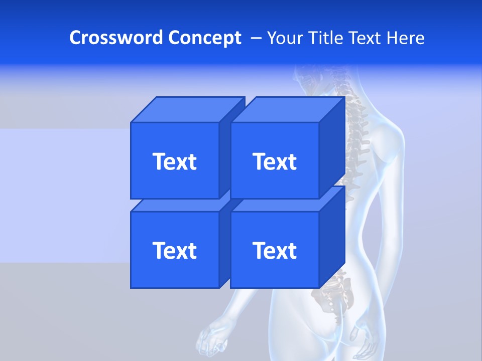 Vertebral Spine White PowerPoint Template