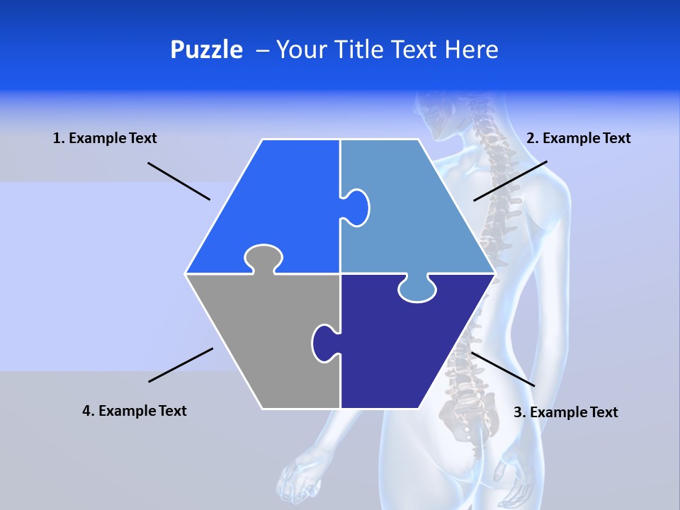 Vertebral Spine White PowerPoint Template