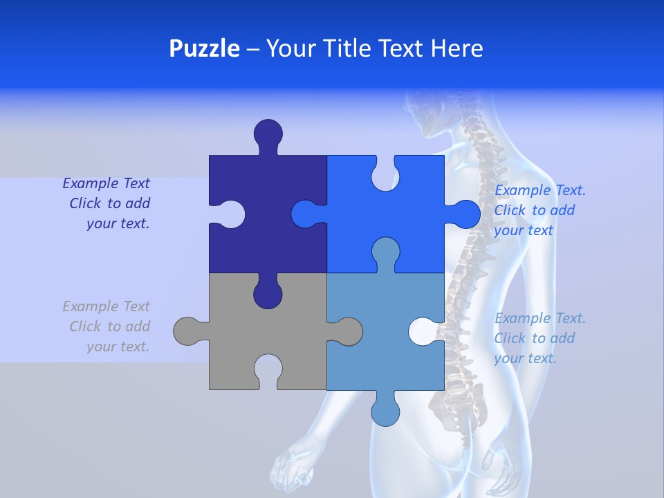 Vertebral Spine White PowerPoint Template