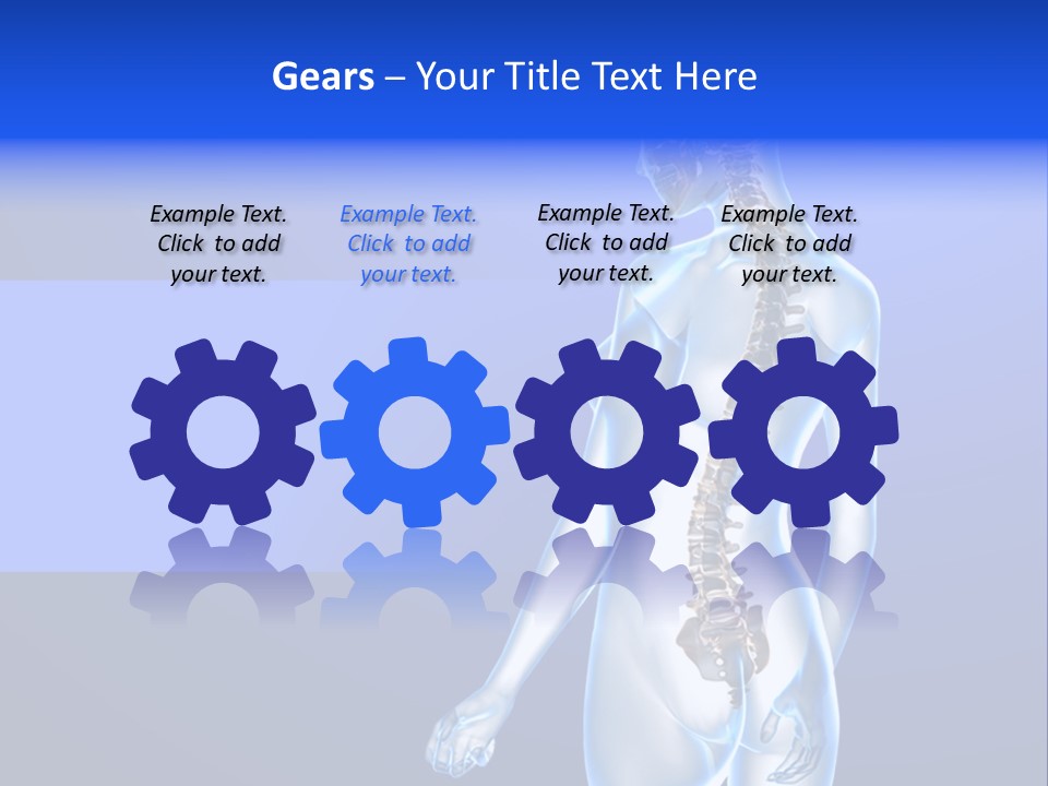 Vertebral Spine White PowerPoint Template