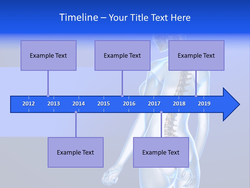 Vertebral Spine White PowerPoint Template