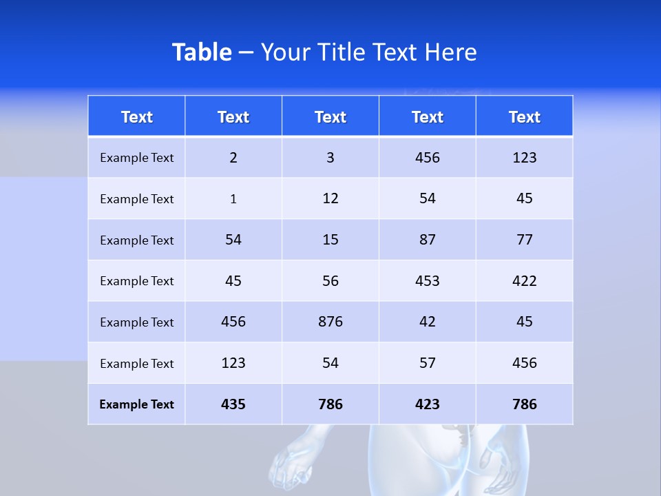 Vertebral Spine White PowerPoint Template
