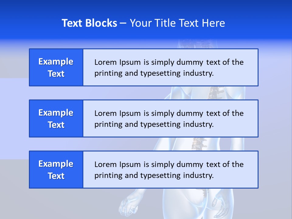 Vertebral Spine White PowerPoint Template