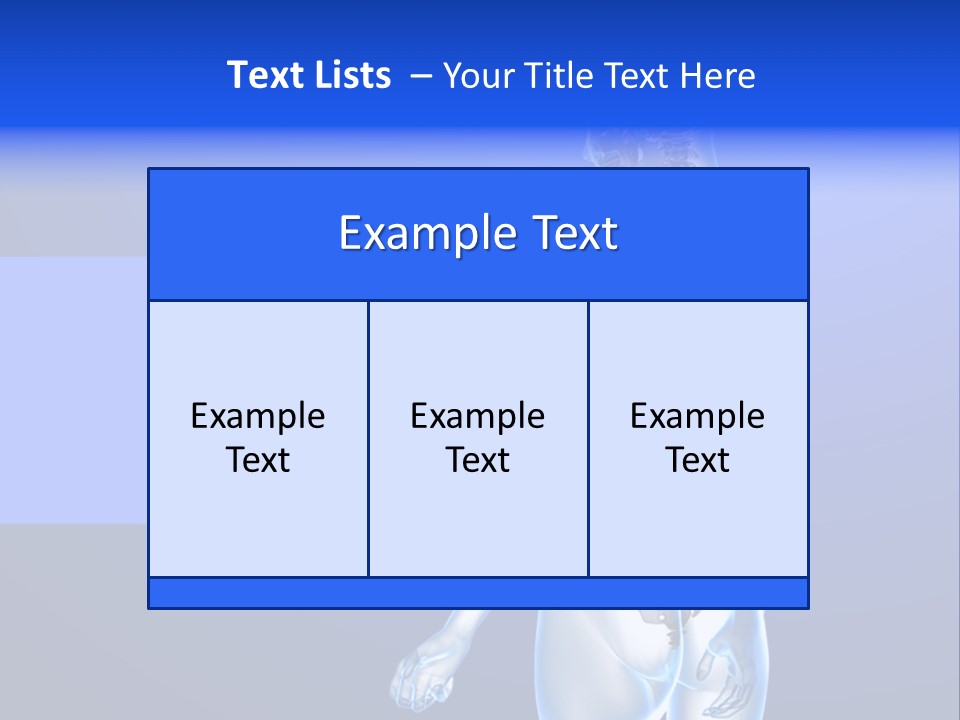 Vertebral Spine White PowerPoint Template