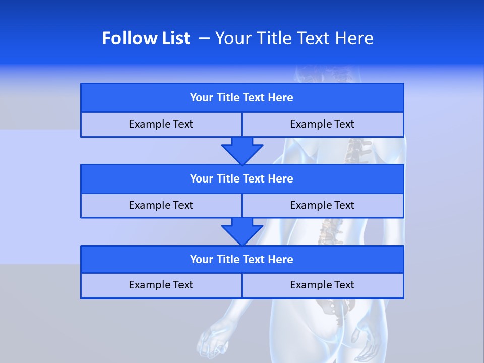 Vertebral Spine White PowerPoint Template