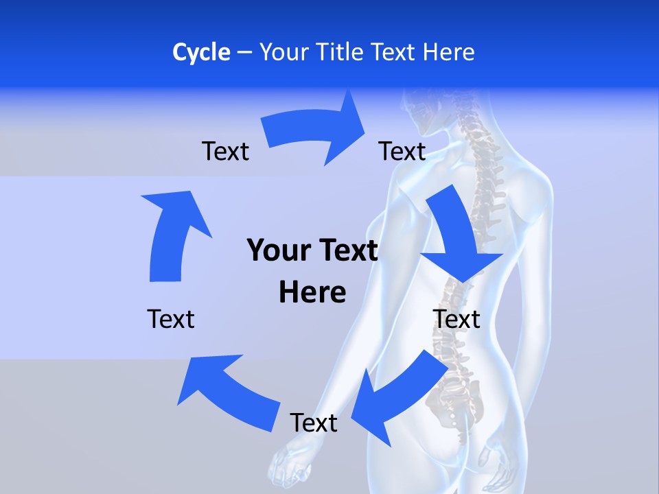 Vertebral Spine White PowerPoint Template