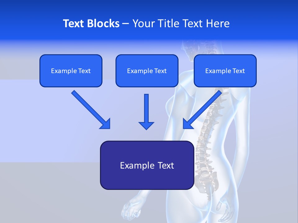 Vertebral Spine White PowerPoint Template