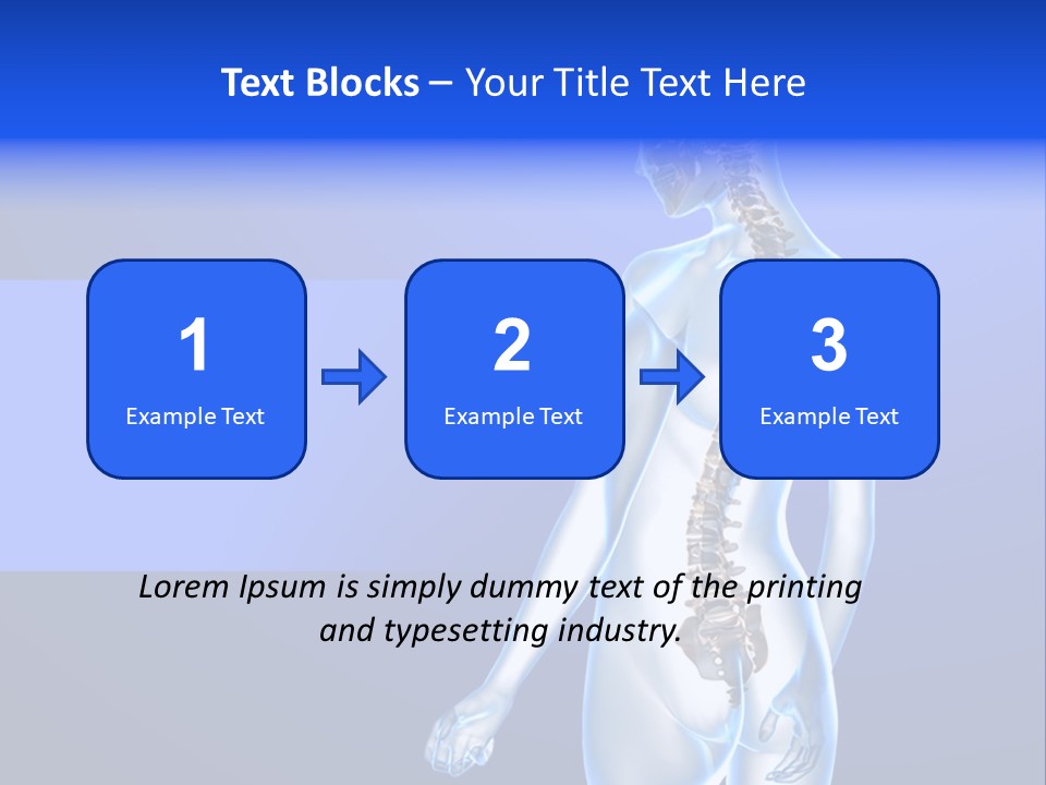 Vertebral Spine White PowerPoint Template