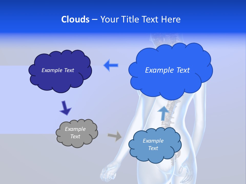 Vertebral Spine White PowerPoint Template
