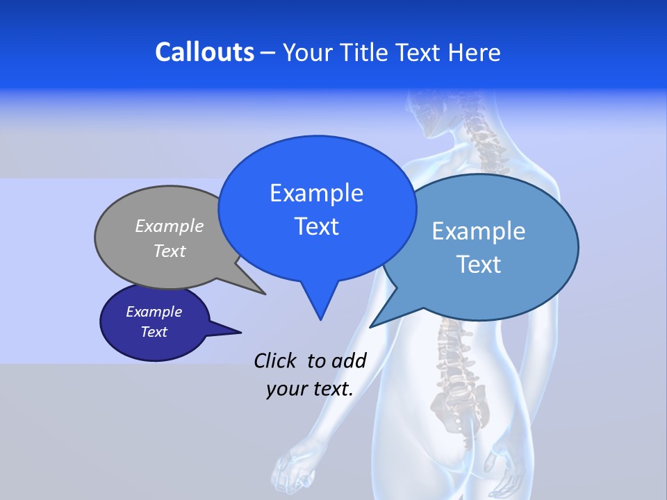 Vertebral Spine White PowerPoint Template