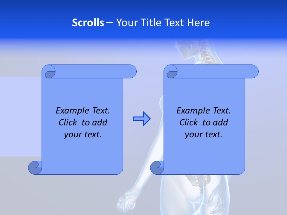 Vertebral Spine White PowerPoint Template
