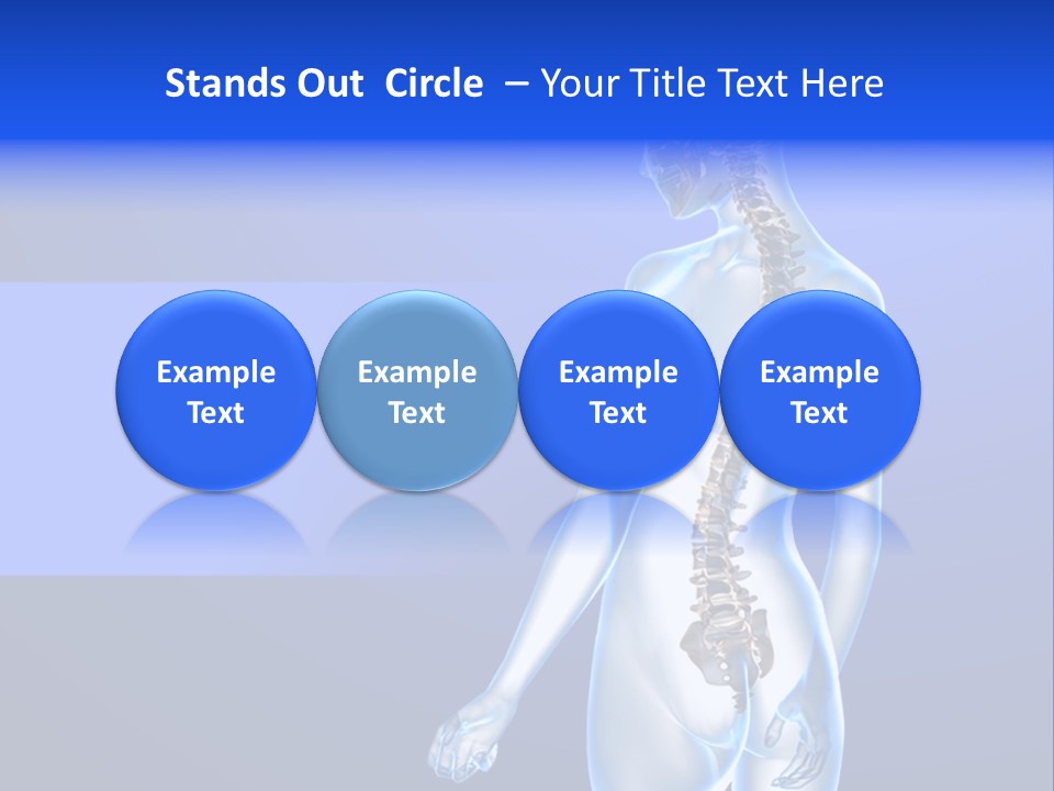 Vertebral Spine White PowerPoint Template