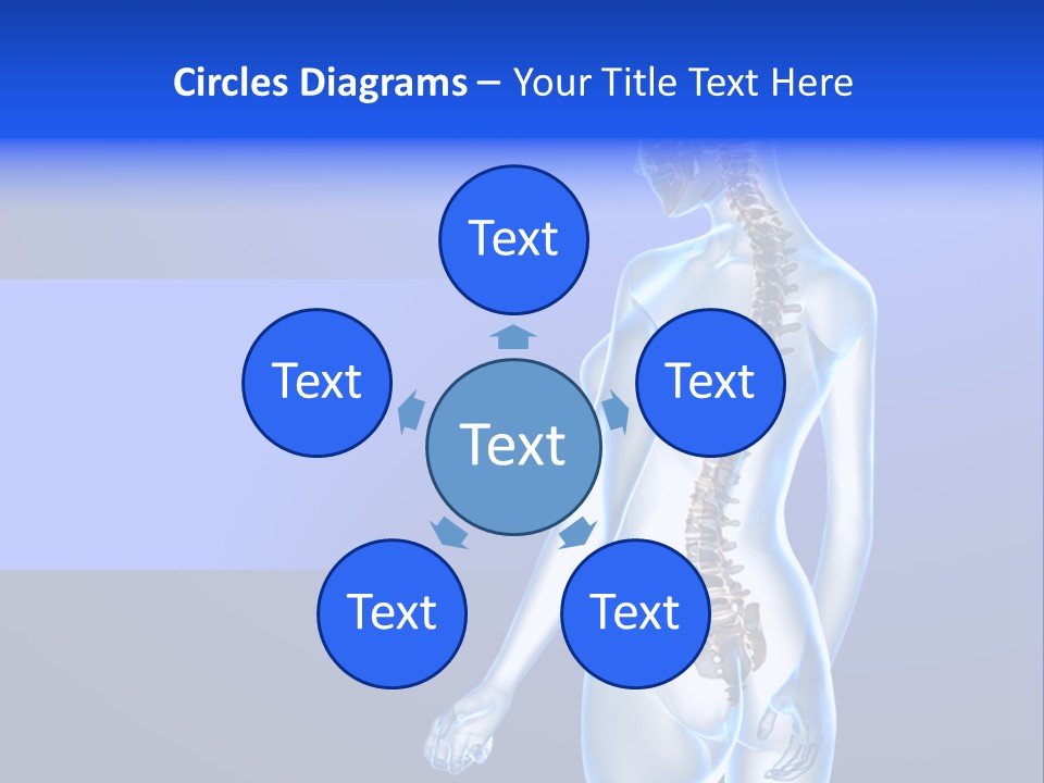 Vertebral Spine White PowerPoint Template