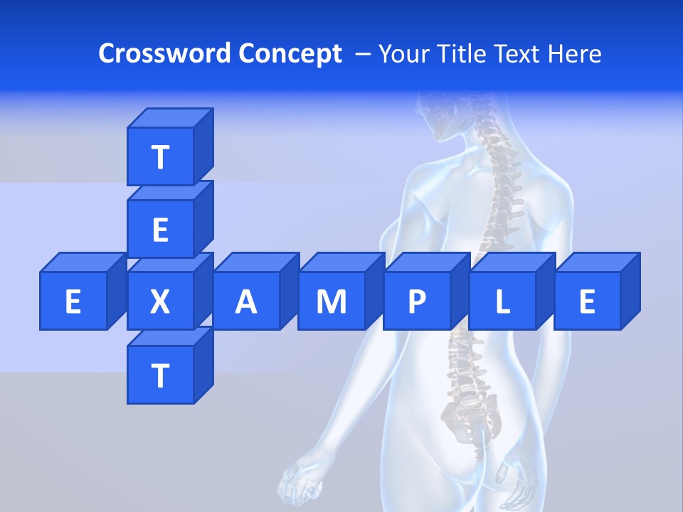 Vertebral Spine White PowerPoint Template