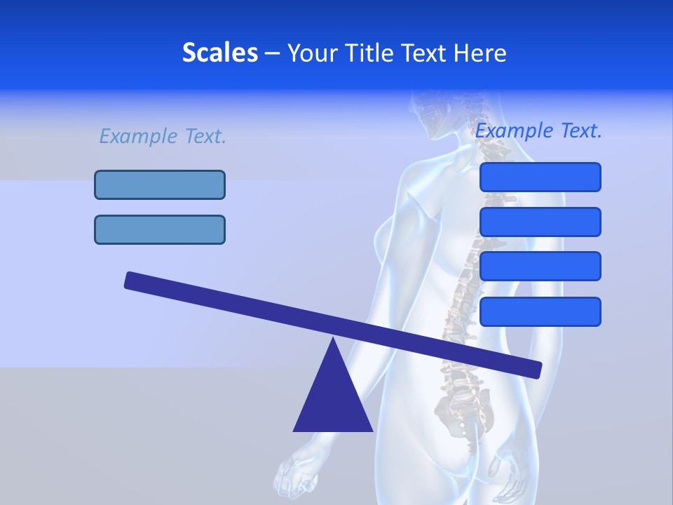 Vertebral Spine White PowerPoint Template