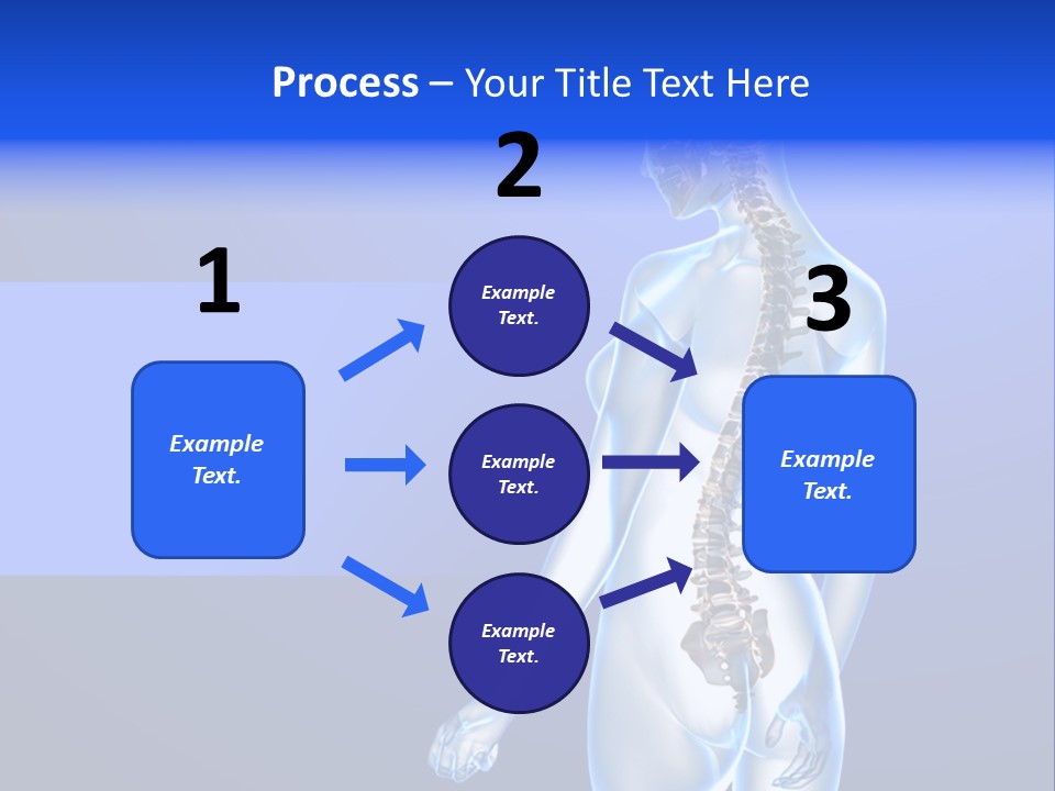 Vertebral Spine White PowerPoint Template