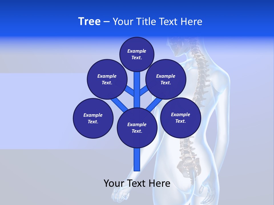 Vertebral Spine White PowerPoint Template