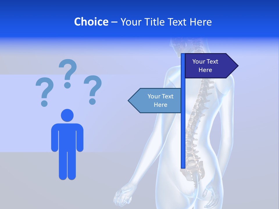 Vertebral Spine White PowerPoint Template