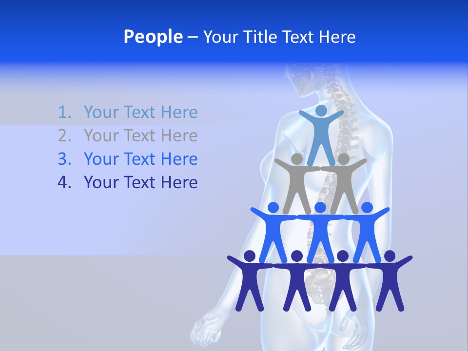 Vertebral Spine White PowerPoint Template