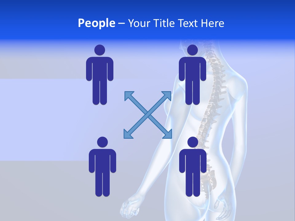 Vertebral Spine White PowerPoint Template