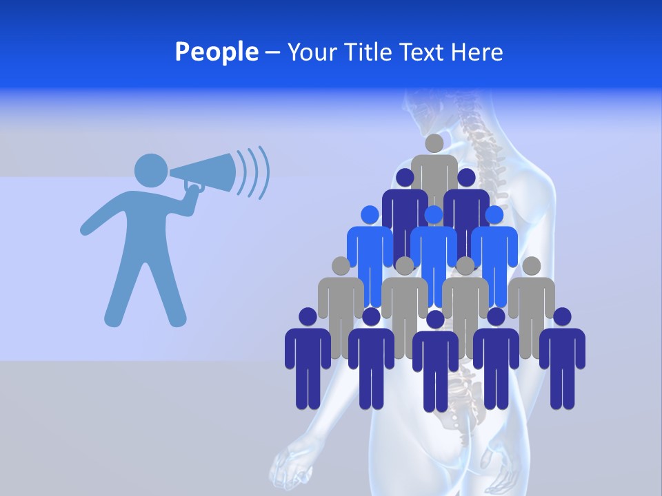 Vertebral Spine White PowerPoint Template