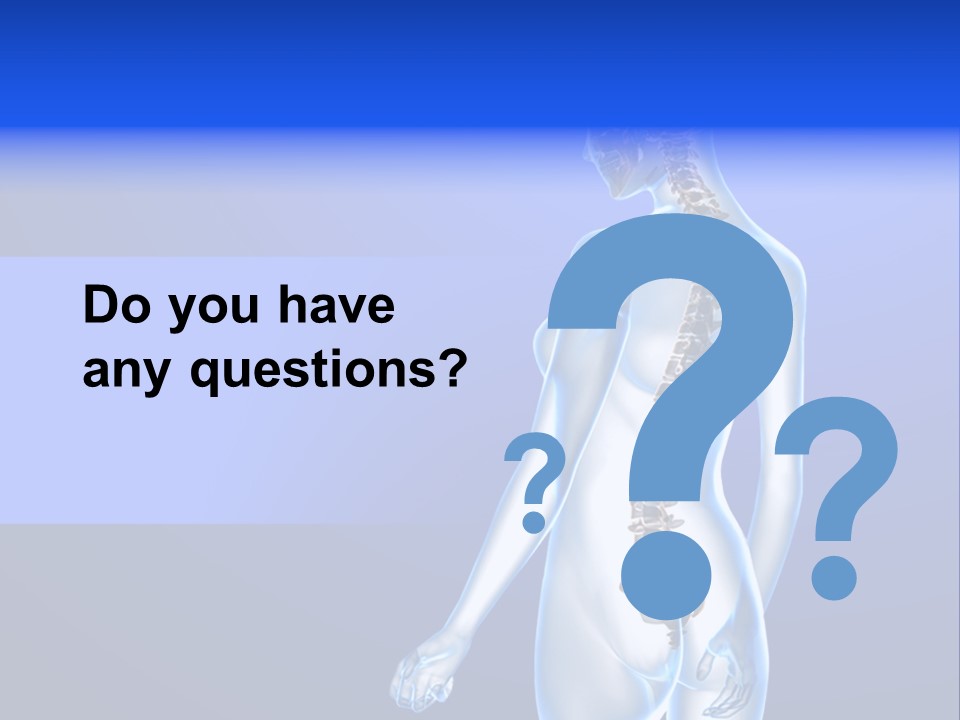 Vertebral Spine White PowerPoint Template