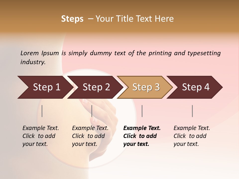 Portrait Cancer Tempting PowerPoint Template