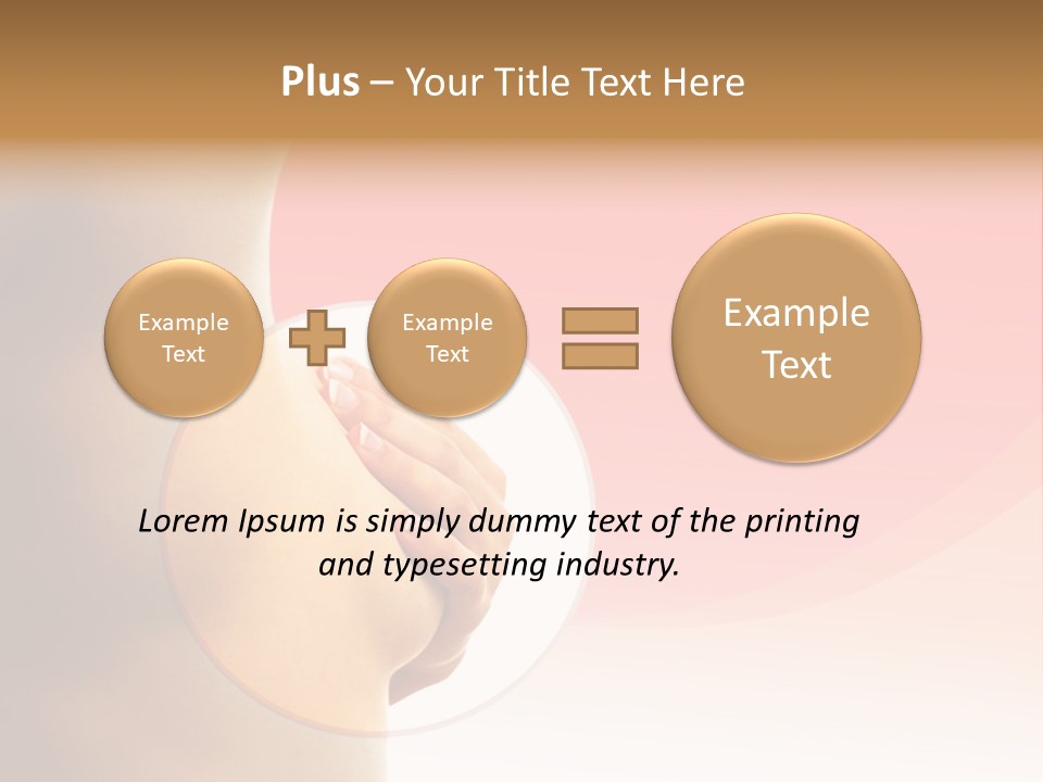 Portrait Cancer Tempting PowerPoint Template