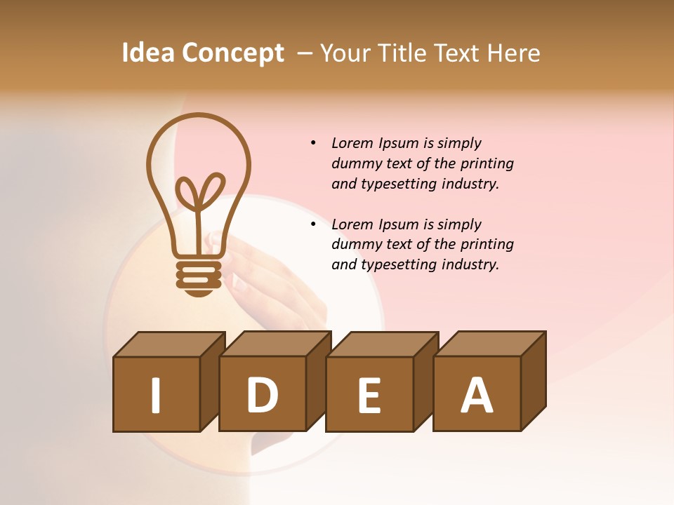 Portrait Cancer Tempting PowerPoint Template