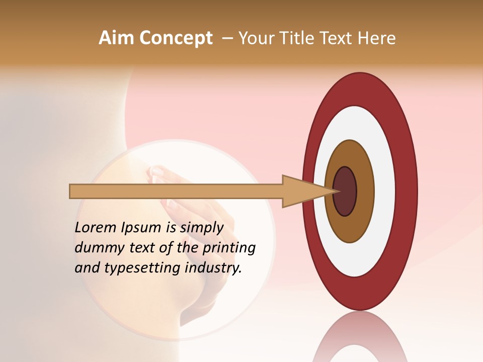 Portrait Cancer Tempting PowerPoint Template